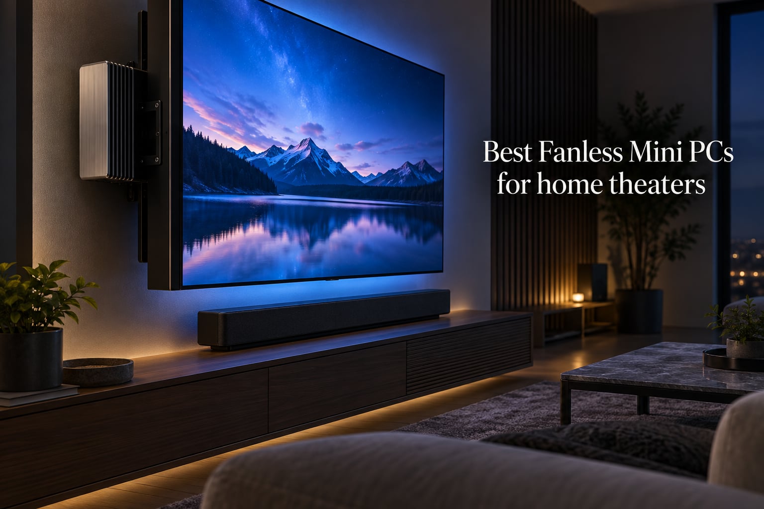 Best Fanless Mini PCs for home theaters